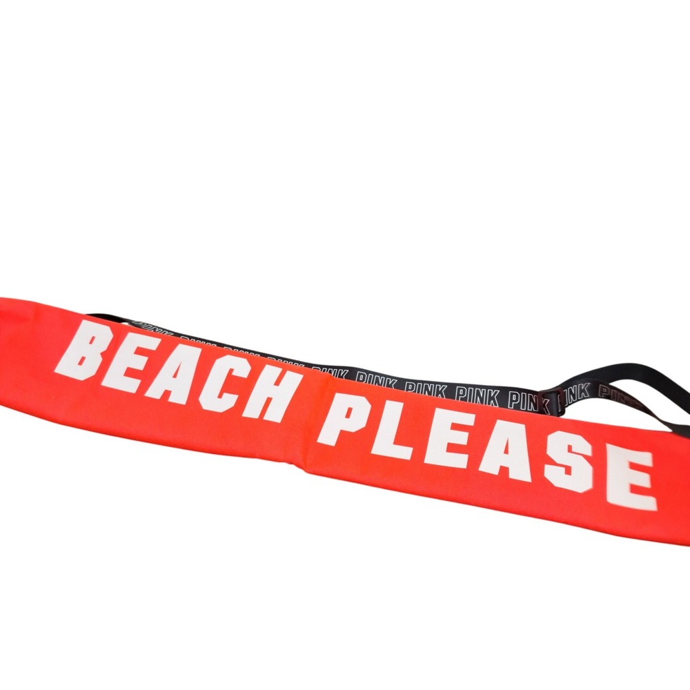 Victoria's Secret PINK‎ Beach Please Tube Cooler Bag Insulated Strap 30 Inch's